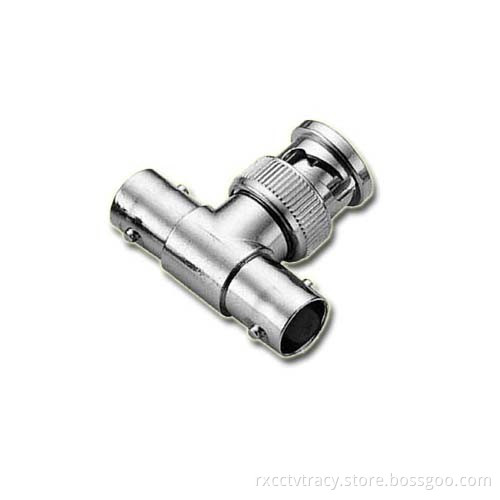 BNC Male to 2 BNC Female T Connector